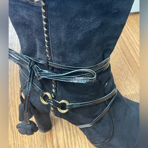 Marc Jacobs Black Suede Boots - Picture 4 of 13